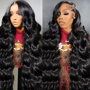 6x4 Density Virgin Vietnamese Raw Hair Transparent Lace Front Pre-Plucked Bleached Knots